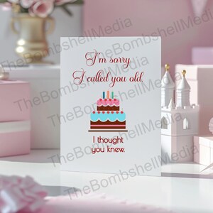 Tarjetas divertidas de cumpleaños para imprimir: descarga instantánea, tarjetas de felicitación divertidas para amigos y familiares, archivo digital, editables y personalizables
