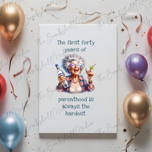 Funny Parenthood Card: Spicy Printable Greeting (Digital Item)