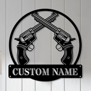 Personalisierte gekreuzte Anakonda Metallschild mit LED-Licht, benutzerdefinierte Armoury-Namensschild, Mannhöhlendekor, veteranengeschenk, Geschenk für ihn