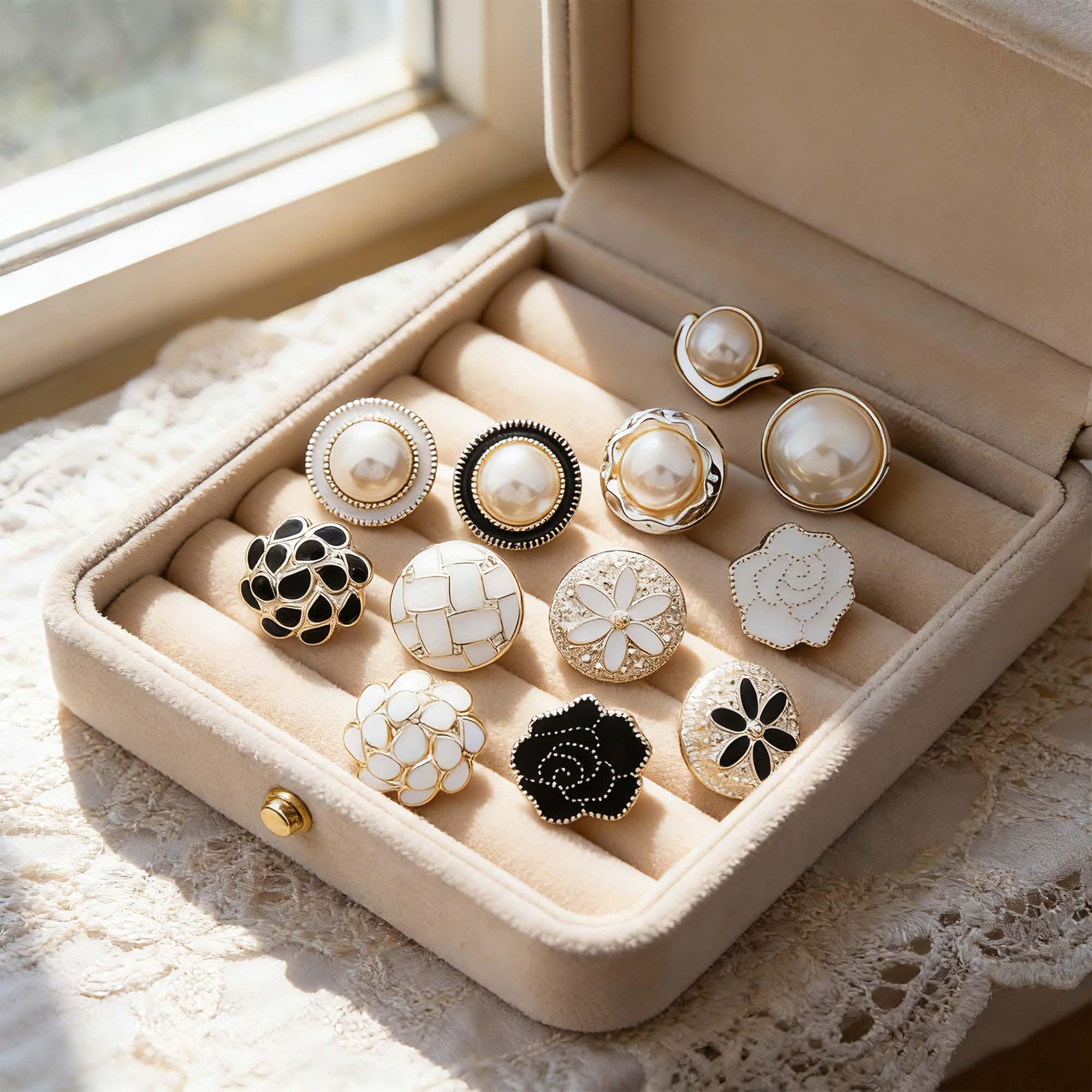 Chanel Button Brooch - Etsy