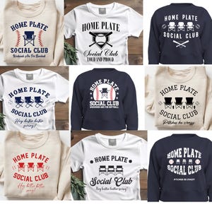 Baseball Mama SVG Bundle: Home Plate Social Club (Digital Download)