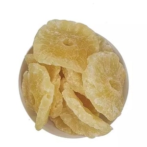 Dried Pineapple with Sugar, Dry Fruit, Pineapple, Sliced Pineapple, Healty Snacks