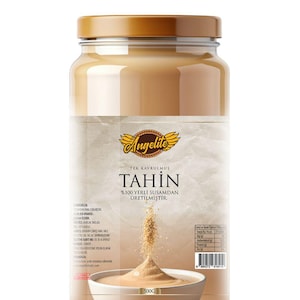 Single Roasted Tahini 500 g. Natural Tahini , Golden Sesame ,Sesame Paste , Vegan , No added Sugar