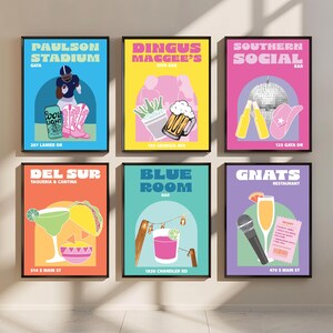 Georgia Southern University Wall Decor- Set of 6 Digital Print Downloads