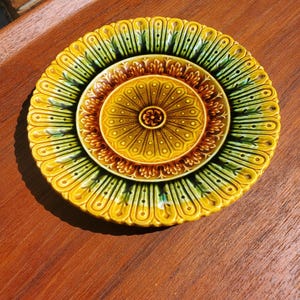 Antique German Schramberg Majolica Plate | Excellent Condition
