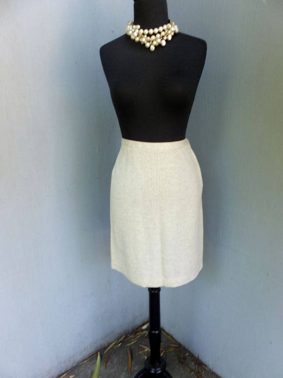 Vintage 70s Skirt, WONDAMERE, Skirt, Secretary Sk… - image 2