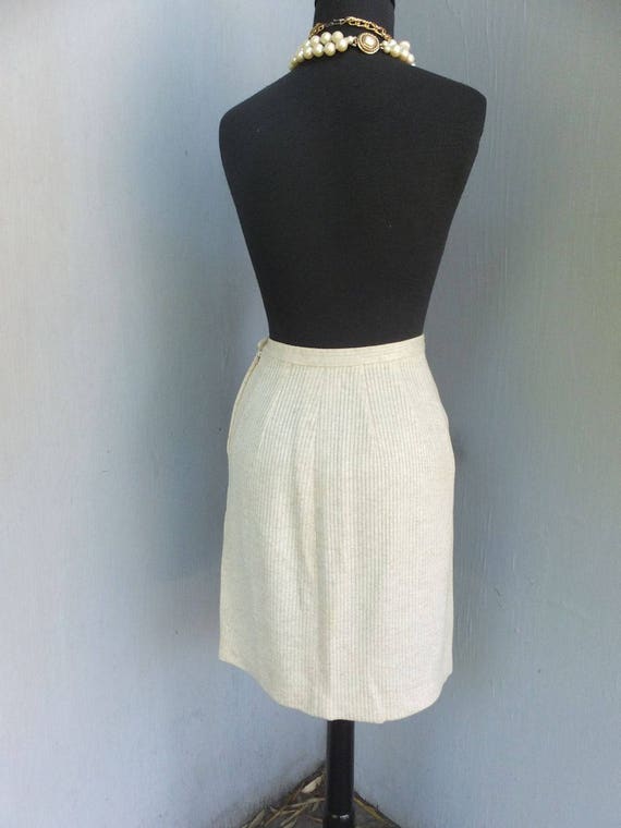 Vintage 70s Skirt, WONDAMERE, Skirt, Secretary Sk… - image 4