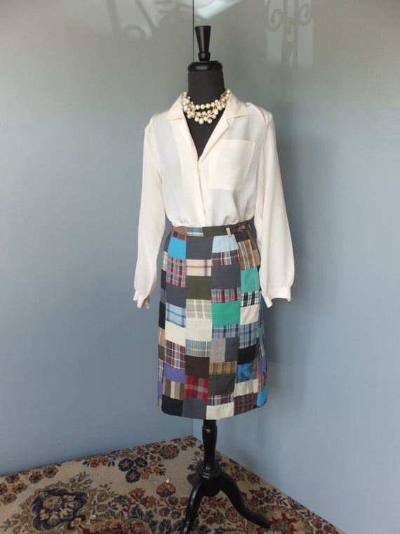 1970s Skirt Custom Made by Harburt, Pencil Skirt,… - image 1