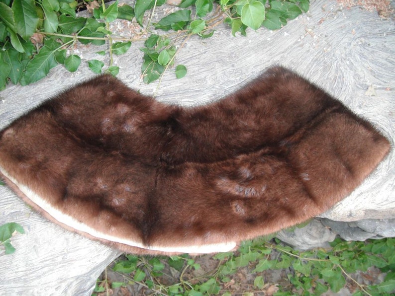 Sweater or Coat Collar Vintage Mink Collar Beautiful Vintage 29 inch Detachable Mink Collar