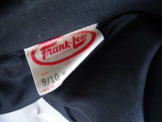 Vintage Jacket, 1970s Frank Lee of California, Bl… - image 10