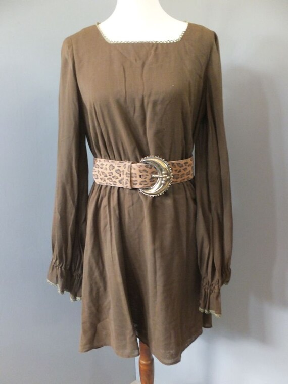 Vintage 1960s/70s MINI Dress, Jonathan Logan, Sup… - image 2