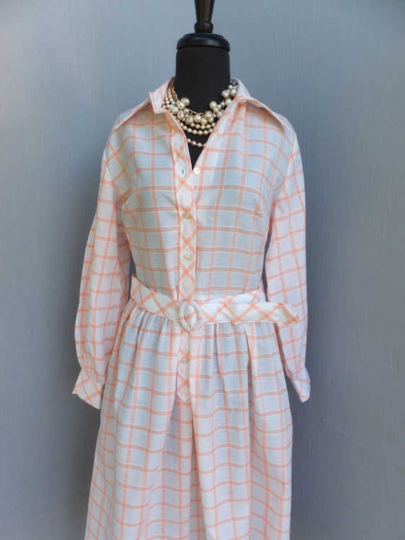 Vintage 60s/70s Dress, NPC Fashions, Pink Day Dre… - image 3