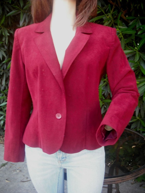 Vintage Ultrasuede Lilli Ann by Adolph Schuman, 7… - image 3