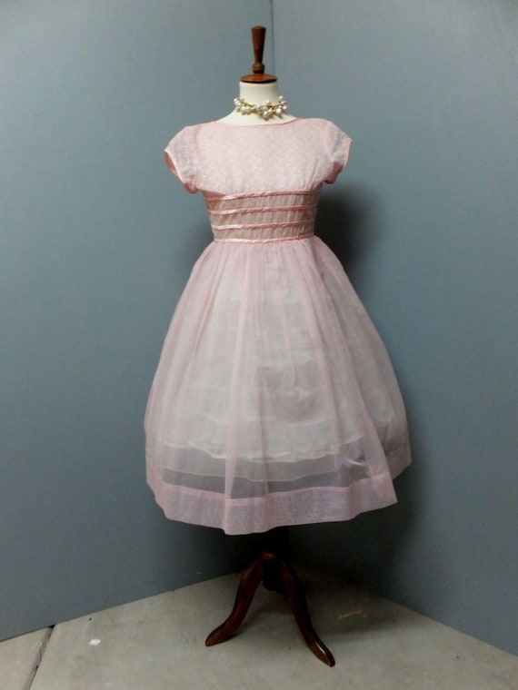 Vintage 1950s Dress, New Look, Petiteen Original,… - image 3