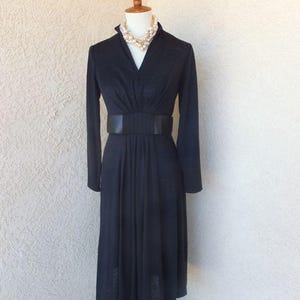 1980s ACT 1 Black Day Secretary Dress size 9/10
