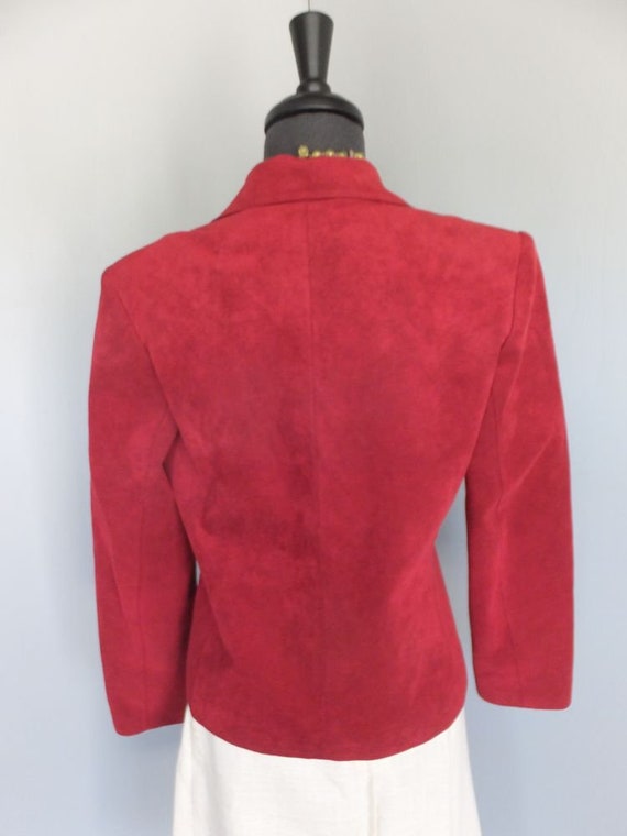 Vintage Ultrasuede Lilli Ann by Adolph Schuman, 7… - image 8