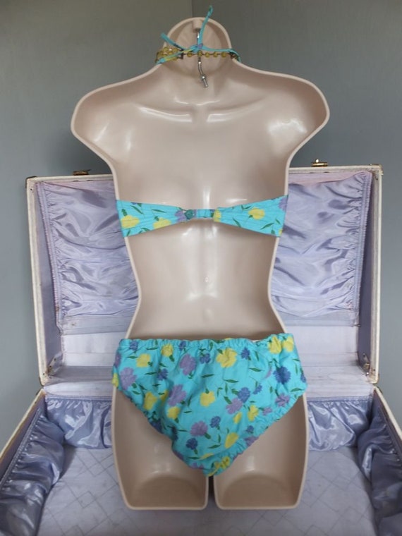 Vintage 1970s Bikini, Gisele Creations CANNES, Tw… - image 2