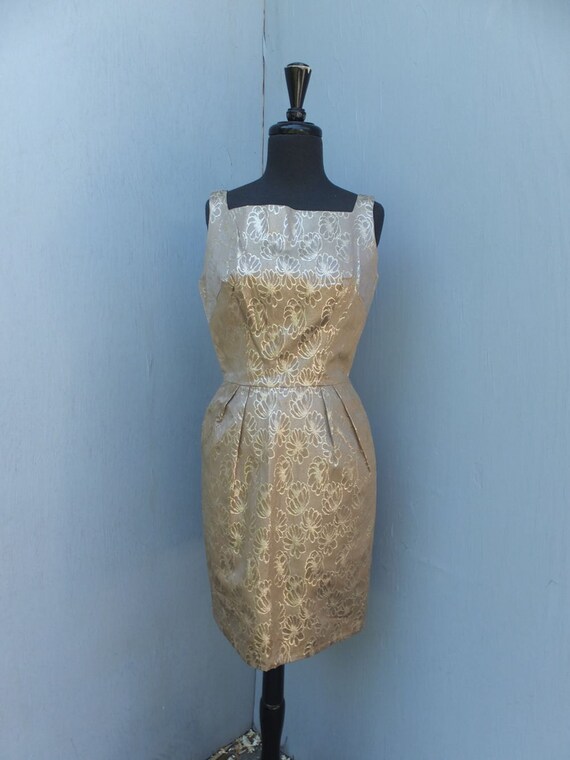 Vintage 60s Dress, 2 Piece Set, Claudia Young, GOL