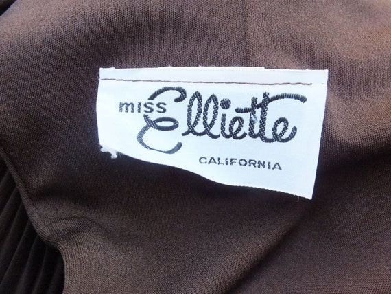 Vintage 1970s Miss Elliette, Large Shawl Collar B… - image 5