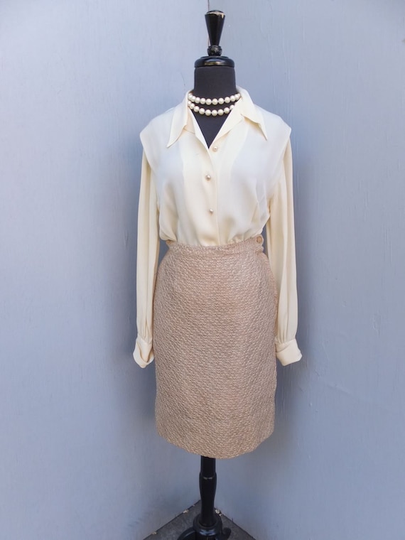 1960s Pencil Skirt, Wiggle Skirt, Bombshell or Pi… - image 1