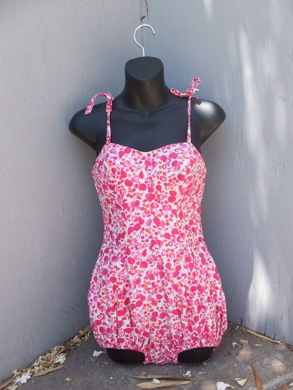 1950s Swimwear Rare Caltex of California Swimsuit Pin Up Etsy