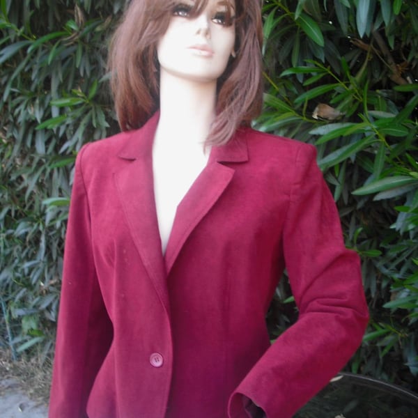 Vintage Ultrasuede Lilli Ann by Adolph Schuman, 70s/80's, Faux Suede Jacket