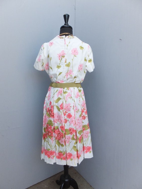 Vintage Vintage Dress, 1950s/60s, Spring Floral, … - image 3