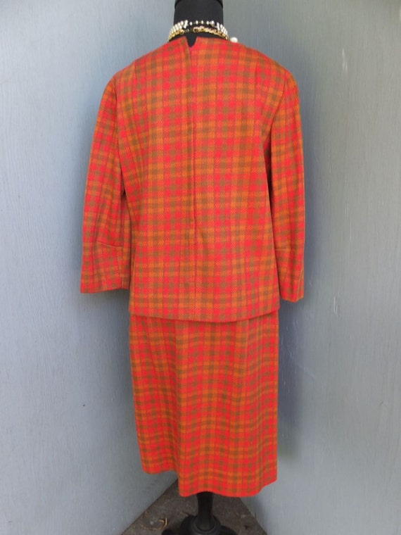 Vintage 50s Suit, Carol Craig, Two Pc Wool Suit, … - image 4