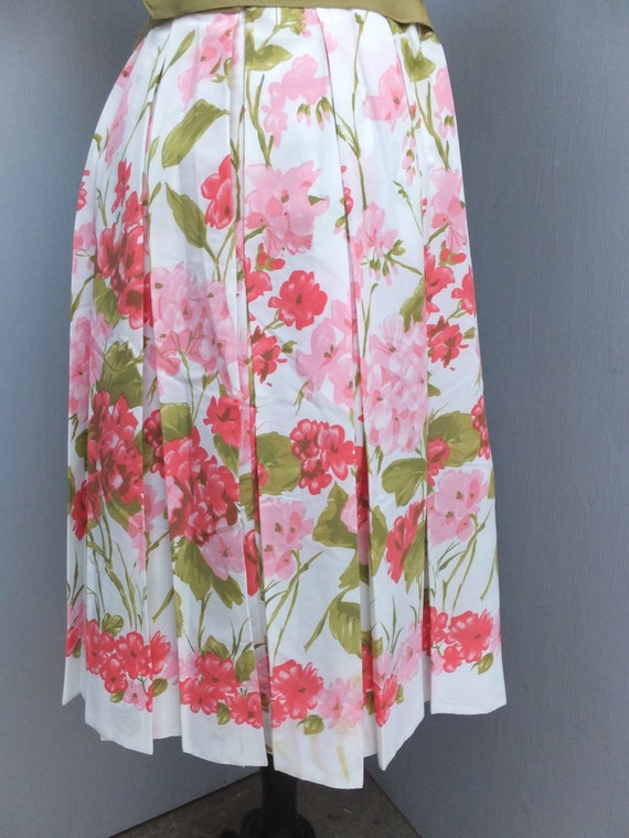 Vintage Vintage Dress, 1950s/60s, Spring Floral, … - image 4