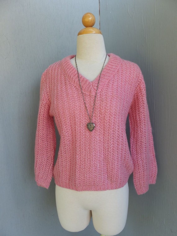 Vintage Sweater, RARE 1950s/60s Evan Picone Mohair