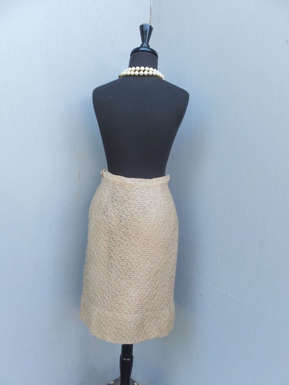 1960s Pencil Skirt, Wiggle Skirt, Bombshell or Pi… - image 4