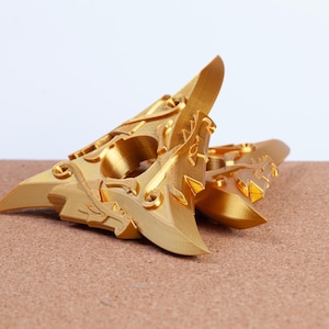 Ninja Stars of Ice Goldener Ninja Nachbau Für Cosplay/Toy | Fun 3D gedruckte Spielzeug Ninja TV-Show