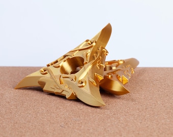 Ninja Stars of Ice Golden Ninja Replica For Cosplay/Toy | Zabawna zabawka drukowana w 3D Ninja TV Show