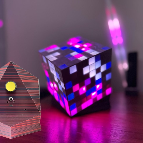Audio Reactive Prism-8 Silk Candy Rojo y Negro