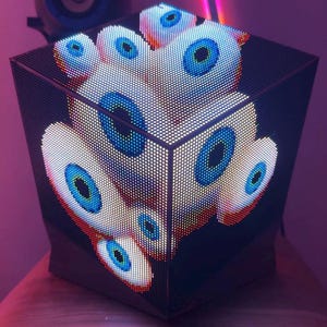 Prism-64 Smart LED Display: 12,288 LEDs, Audio Reactive, Alexa & Home Assistant