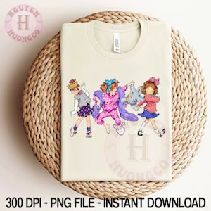 Junie B Jones Children's Books Png, Back To School Png, Book Lover Gifts, Junie B Books Png, Teacher Life Png, Elephant Read More Book Png