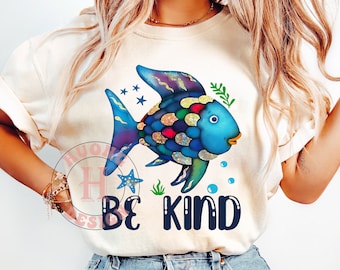 Sé amable, pez arcoíris (Png) Vida docente, regreso a clases, enseñanza (Png), regalo para docentes, vida docente, regreso a clases (Png), primer día de clases (Png)