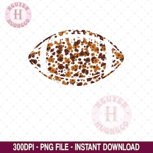 Chinoiserie Football Png, Game Day Png Fall Vibes Png, Floral Fall Football png, Autumn Png Boho Floral Football Png, Football mom shirt png