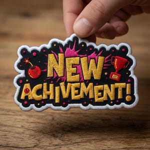 Nuevo parche de logros, parche de Carl de Dungeon Crawler, insignia de jugador de LitRPG, regalo para jugadores de DCC, insignia de subida de nivel, parche termoadhesivo/para coser en la mochila