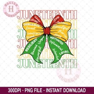 Coquette Bow Juneteenth 1865 Png, Juneteenth Png, Historia Afroamericana, Mujeres Afroamericanas Png, Diseño de Camiseta Juneteenth