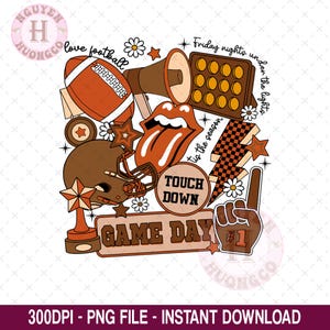 フットボールコラージュゲームデーPNG、フットボールコラージュPNG、フットボールゲームデーPNG、フットボールシーズンPNG、ゲームデータッチダウンPNG、レトロフットボールママ