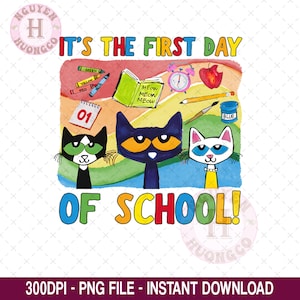 Primer día de clases, Pete el gato (Png), Regreso a clases (Png), Vida docente (Png), Amante de los libros (Png), Jardín de infancia (Png), Camiseta de maestra (Png)