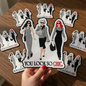 Embroidered The Devil Wears Prada Patch, You Look So Chic Patch, That’s All Quote Patch, Fashion Movie Inspired Patch, Gift For Her