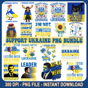 Paquete de más de 20 frases "Apoyo a Ucrania" en formato PNG, frases de apoyo a Ucrania en formato PNG, frases de Zelensky en formato PNG, lindo diseño de Ucrania, frases de apoyo a Ucrania en formato PNG, frases de no estar aquí para jugar a las cartas en formato PNG