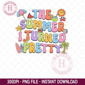 The Summer I Turned Pretty Png, SITP png, Summer png, tsitp quote, summer png, tsitp merch, tsitp print, digital download png