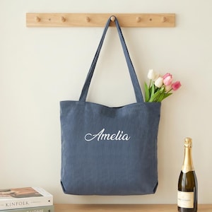 Custom Tote Bag,Name Tote Bag,Personalized Embroidered Corduroy Tote,Bridesmaid Gift Bag,Gift for her,Wedding Party Gifts