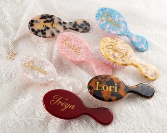 Custom Engraved Name Hair Comb, Personalized Purse Comb, Mini Pocket Hair Comb, Bridesmaid Gift, Gift for Her