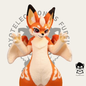 Orange Speed Dragon Fursuit Head,Custom Fursuit Head,Kenomo Theme Party,Furry Fursona Mask,Furry,Fursuit Premade,Fursuit Fan,Cosplay