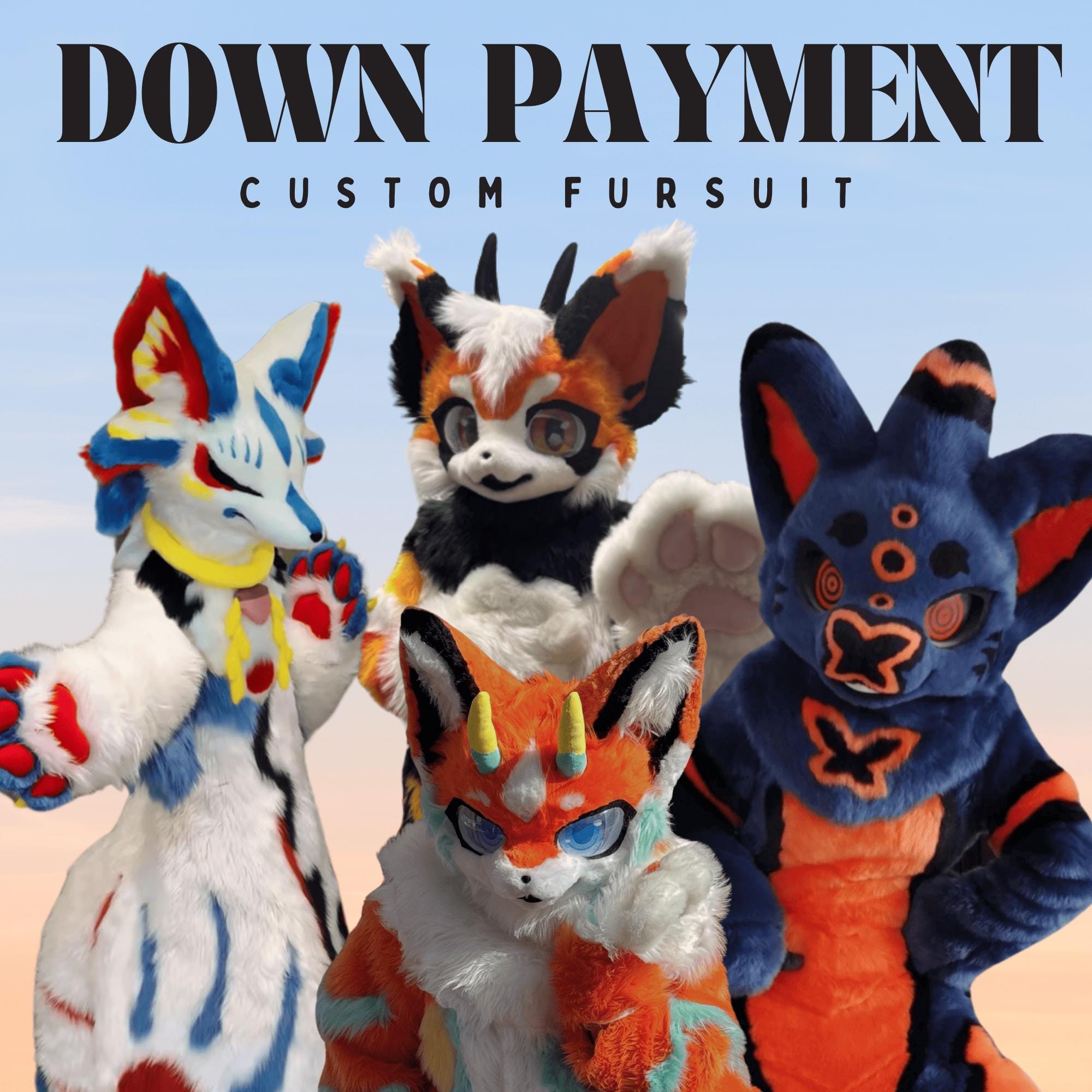 Down Payment, Custom Fursuit, Full Fursuit, Commissioned Fursuit