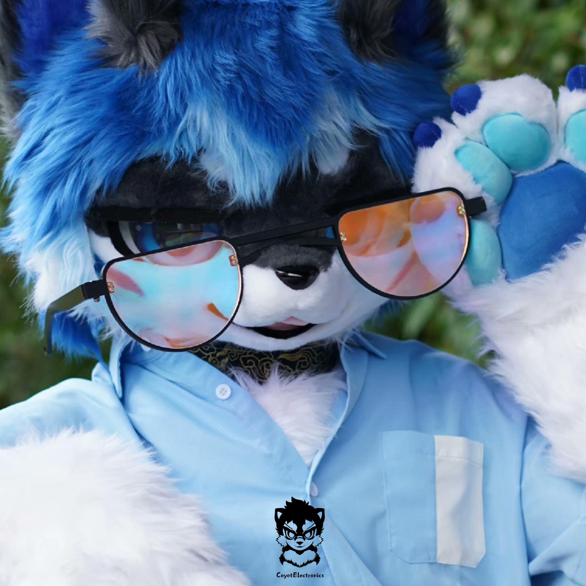 Customizable Fursuit Glasses, Fursuit Head Accessories, Essential COSPLAY Accessories,Oversized Eyeglass Frames In Different Shapes